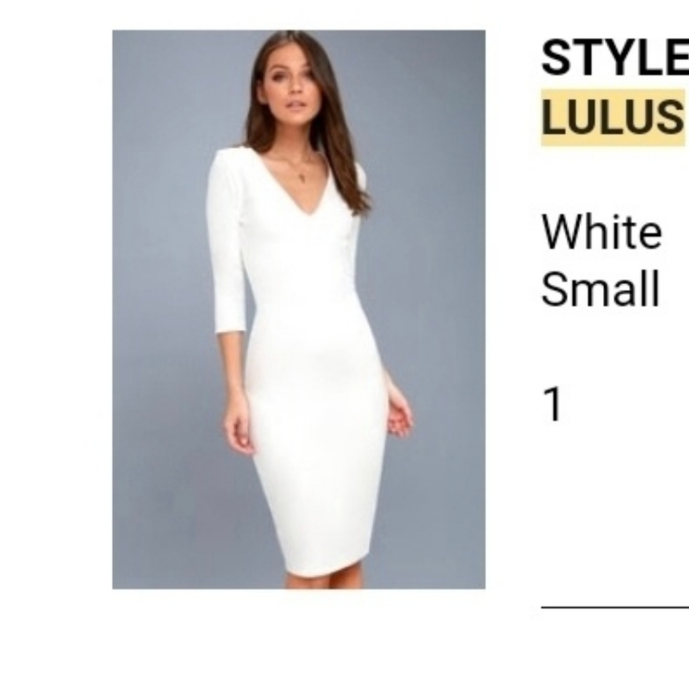 Lulus NWOT midi dress